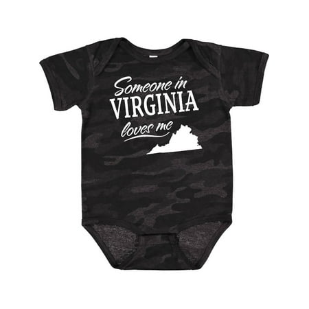 

Inktastic Someone in Virginia Loves Me Gift Baby Boy or Baby Girl Bodysuit