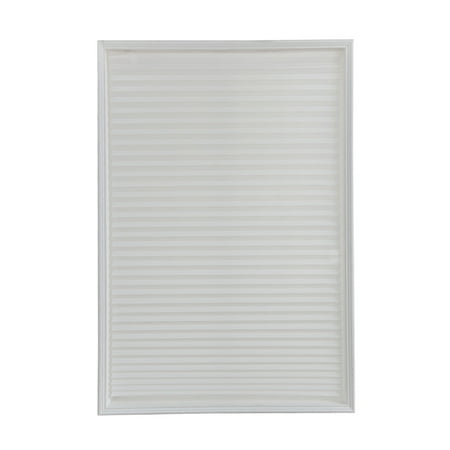 

Yipa Pleated Shade Self-Adhesive Adhesive Blind Portable Bathroom Light Filtering Blackout Curtain Foldable UV Protection Bedroom Shades White W:24 x H:59 / 60cm*150cm
