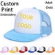 thumbnail image 2 of 1 PCS Free Custom Logo Baseball Cap Kids Personality DIY Design Trucker Hat 100% Polyester Hats Blank Mesh Cap Boys Girl CasquetChild(50-55cm)&Without LOGO Gao Jinjia LED, 2 of 2