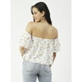 thumbnail image 2 of Moomaya Cotton Printed Off-Shoulder Top, Summer Wear Crop Top For Women, 2 of 8