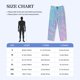 thumbnail image 4 of Fotbe Fantasy Gradient Pantalones de Pijama para Hombre, Pantalones de Dormir, Pantalones de Casa con Cintura Ajustable y Bolsillos-Small, 4 of 6