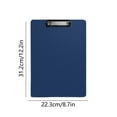 thumbnail image 3 of PRETXORVE Home Decor, Room Decor, A4 File Folder Clipboard office Supplies A4 Clipboard Writing Board Thickened Data Folder Meeting Record Writing File, 3 of 6