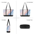 thumbnail image 6 of FORMRS Canvas Laptop Tote Bag for Women with 15.6" Computer Compartments Shoulder Handbag, Abstract Blue, 6 of 7