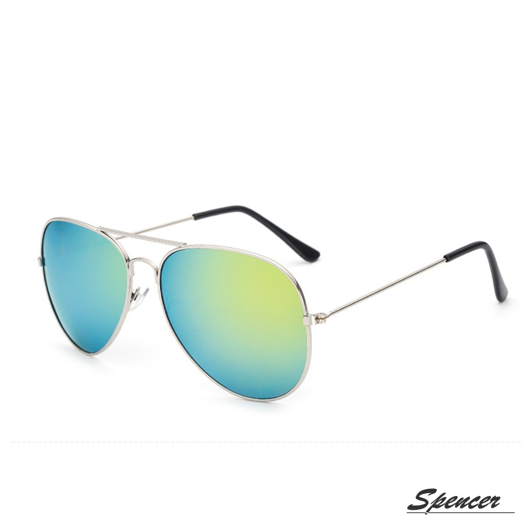 Spencer Retro Aviator Sunglasses Ultralight Driving UV400 Mirrored Outdoor Glasses for Men Women - image 2 of 8