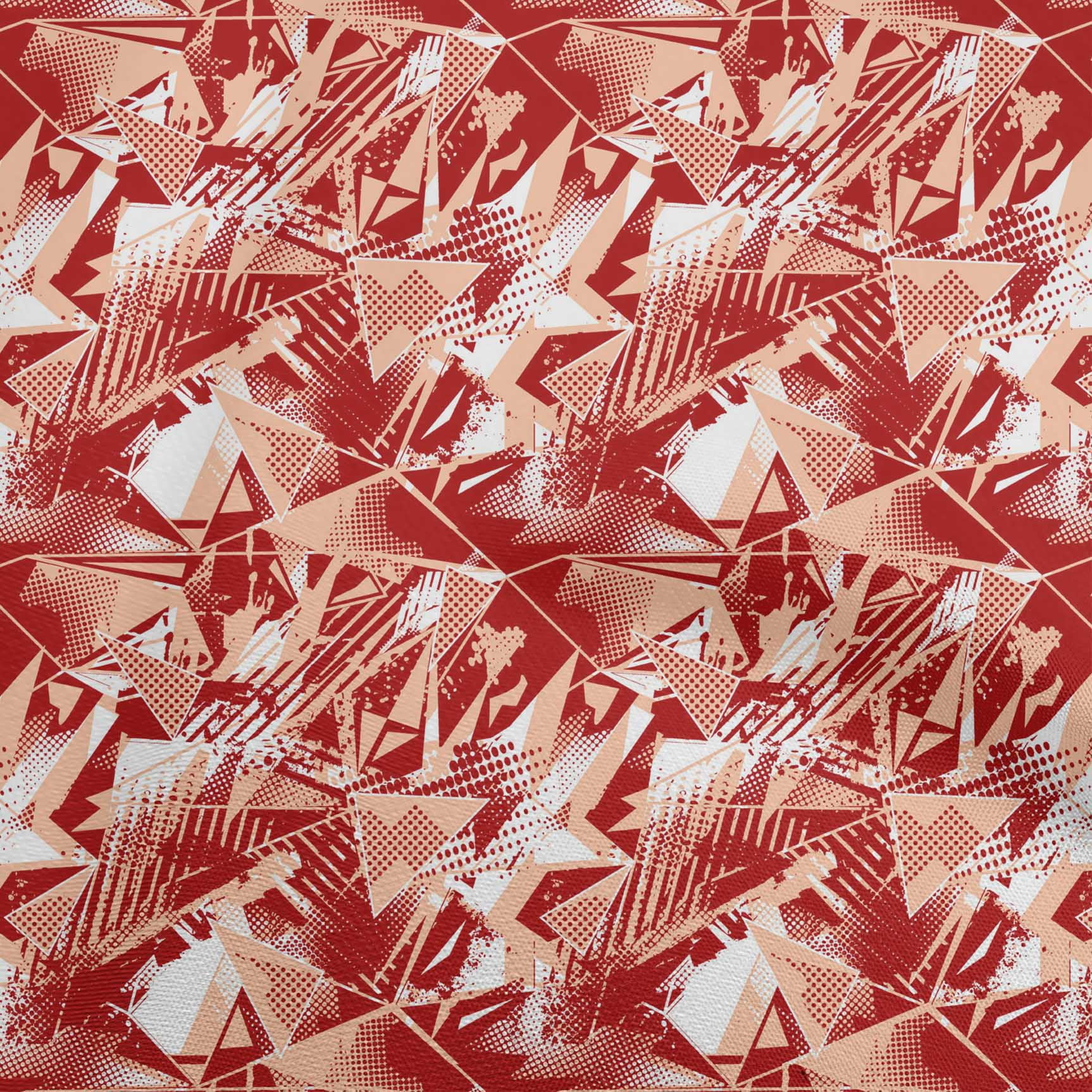 oneOone Cotton Silk Red Fabric Abstracts Craft Projects Decor Fabric  Printed By The Yard 42 Inch Wide - Walmart.com