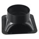 thumbnail image 2 of Conector de brida de pared ABS para conexión de conductos de aire de tubería de ventilación de 100 mm, 2 of 7
