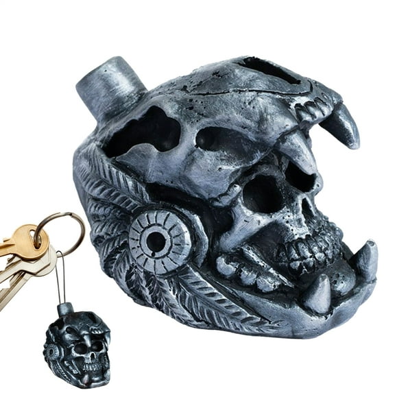 AOKAILA Skull Screaming Whistle Multifunctional Noise Maker Waterproof Survival Accessories Portable Camping Gear for Wilderness Boating Hiking beautifully