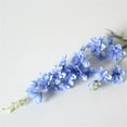 thumbnail image 2 of Clearance Under $10 Artificial flowers, Artificial Ajacis Flowers Long Stem Larkspur Flower Table Kitchen Home Garden Wedding Decoration, 2 of 5