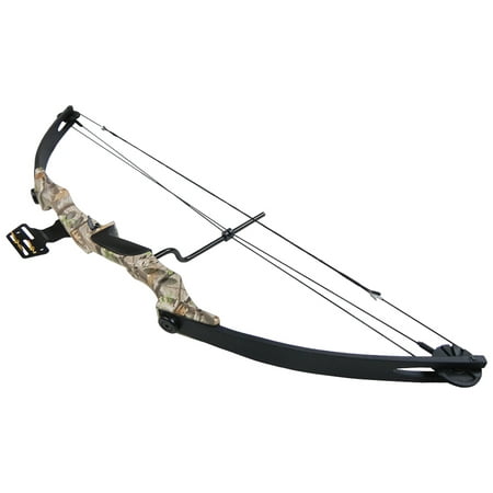 iGlow 55 lb Black / Sliver / Camouflage Camo Archery Hunting Compound Bow 175 150 80 50 40 lbs