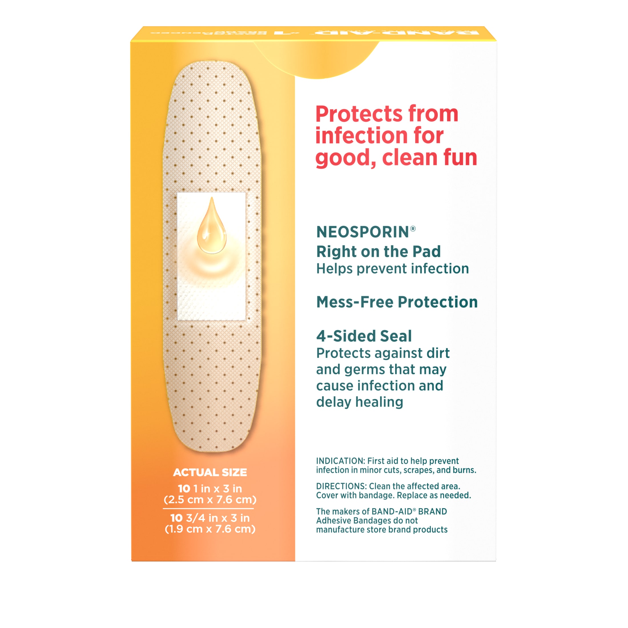 Band-Aid Bandages with Neosporin Antibiotic, Assorted Sizes, 60ct photo 8