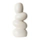 thumbnail image 4 of Jarrón de cerámica para flores, elegante arreglo floral, decoración, maceta Blanco, 4 of 9