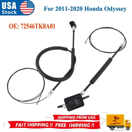 Power Sliding Door Cable Kit W/O Motor Lh Or Rh For 2011-2020 Honda Odyssey
