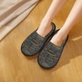 thumbnail image 5 of KLL Retro Excavator Slippers for Women Men House Slip on Indoor Outdoor Bedroom Furry Fleece Lined Ladies Comfy Anti-Skid Rubber Hard Sole-Medium, 5 of 8
