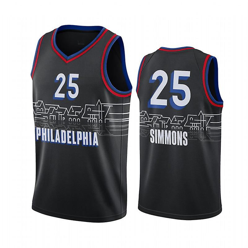 Nba 76ers T-shirt Ben Simmons #25 Basketball Jersey Adult Uniform Walmart Canada