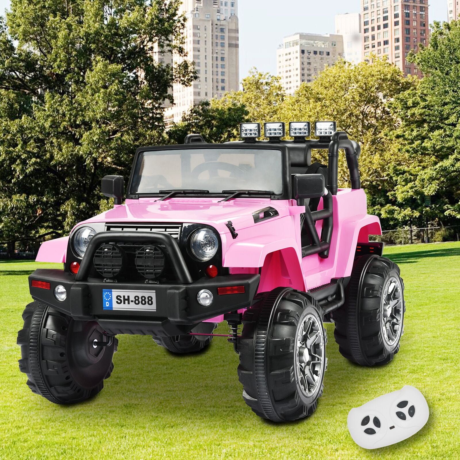 Uenjoy Kids Ride on Cars 12V Electric with Remote Control SUV 2 Speed