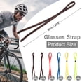 thumbnail image 2 of Uxcell 6 Pcs Sangle de Lunettes Réglable en Nylon pour Hommes Femmes, 6 Couleurs, 2 of 7