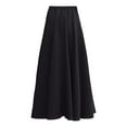 thumbnail image 4 of Wdgfv Women's Vintage High Waist Wool Blend Plaid A-Line Long Maxi Skirt with Pocket, 4 of 5
