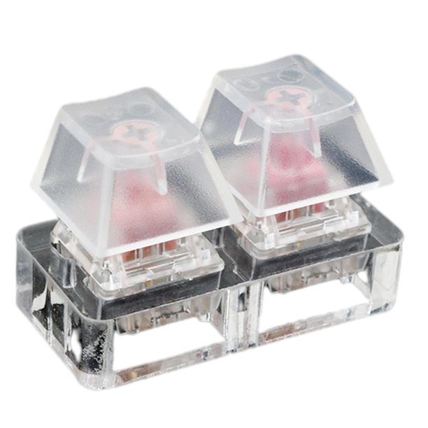 El de Prueba de Interruptores de Acrílico Cambia El Muestreador de Herramientas de Prueba Del Eje con Teclas para Teclados Mecánicos Sakura 2 llaves Hugo Probador de interruptores