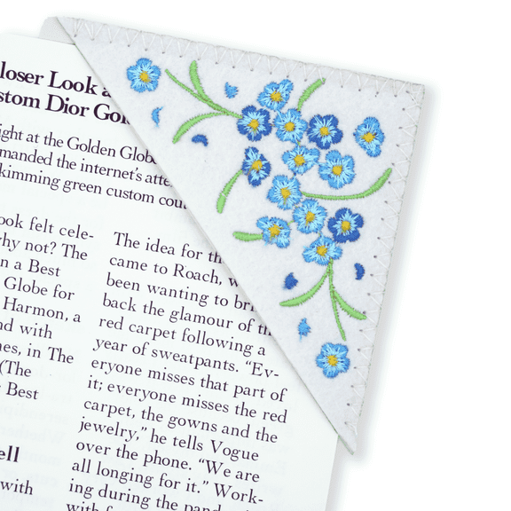 Personalized Gifts Bookmarks for Wome,Seasons Felt Triangle Page Stitched Handmade Bookmark,Book Accessories for Reading Lovers,Gifts for Book Lovers Women