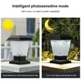 thumbnail image 3 of Outdoor Solar LED Post Lights Auto On Off Gate Post Light IP65 Waterproof Garden  Light Wall Light Post Lamp for Wooden Posts Deck Fence, 3 of 8