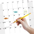 thumbnail image 5 of Calendario de Pared Calendario Planificador 2025-2026: Calendario de Pared Mensual Colgante para Playas con Bloques Grandes para Organizar y Planificar, Horario Académico, Hogar, Oficina y Familia, Papel Grueso y Resistente, 5 of 5