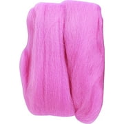 Clover Natural Wool Roving .3oz-Pink