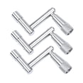 thumbnail image 3 of HEALEEP drum keys for tuning drums Drum Key Silver Metal 4Set for Effective Use, 3 of 8