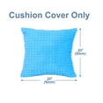 thumbnail image 5 of PiccoCasa Plush Throw Pillow Cover Fluffy Cushion Cover Blue 20" x 20", 5 of 8