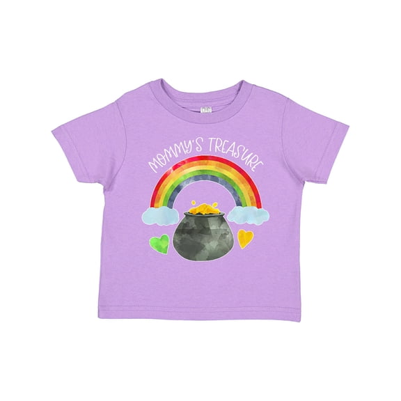 Inktastic Mommy's Treasure St. Patrick's Day Rainbow and Gold Boys or Girls Toddler T-Shirt
