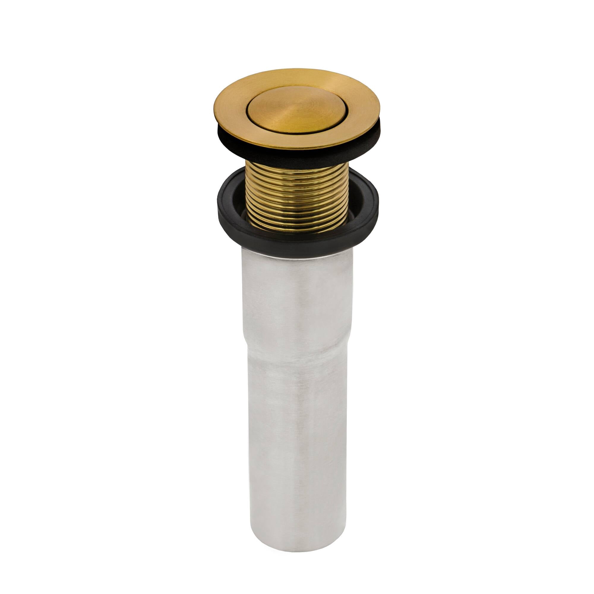 Ruvati 18 x 12 inch Brushed Gold Polished Brass Rectangular Bathroom Sink Undermount - 20" x 14" - 20" x 14"