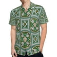 thumbnail image 4 of High Quality Hawaiian Shirts for Men Short Sleeve Aloha Beach Shirt Floral Summer Casual Button Down Shirts Blouses 2ESMVO, 4 of 7