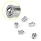 thumbnail image 4 of Daboolka Perlas de posicionamiento de precisión de acero inoxidable 304 Tornillo Émbolo de bola de resorte liso(φ 4*5), 4 of 8