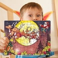 thumbnail image 2 of TIELUTT Puzzle Thickened Paper Santa 126 of Puzzle for Children To Assemble Alphabet Board Games Construction for Kids Division and Multiplication Games Bulk for Kids Building for Kids 4-6, 2 of 7