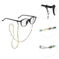 thumbnail image 3 of Unique Bargains 1 Pc Eyeglass Chain Glasses Chain Beaded Pattern 70cm L Orange, 3 of 5