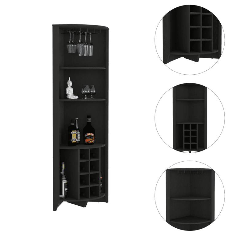 Corner bar cabinet sale walmart