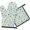 Pioneer Flower Floral Print Pattern-2, variant on Pioneer Flower Floral Print Pattern 1-Pack Oven Mitts Set, Heat Resistant Kitchen Gloves, 7.7" X 12"