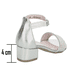 thumbnail image 3 of Sandalias Tropicana Plateado para Niña T22-26 [TRO1573] plateado 25, 3 of 10