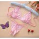 thumbnail image 3 of [Wetrose]conjuntos de sujetador de entrepierna abierta transparentes de encaje/lencería Sexy para mujer, 3 of 3