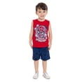 thumbnail image 2 of Spider-Man Toddler Boys Graphic Tank Top and Matching Allover Print Shorts Set, 2-Piece, Sizes 12M-5T, 2 of 8