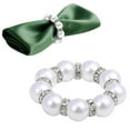 thumbnail image 2 of Under $10 Christmas Pearl Napkin Rings Gold, Silver Wedding Napkin Holders Formal Dinner, 100Pcs Imitation Pearl Napkin Rings Gold Beaded Holder for Formal Wedding Dinner Table Decor, 2 of 9