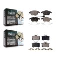 thumbnail image 1 of TEC Front Rear Ceramic Brake Pads Kit for Car Volkswagen Jetta Beetle Audi A3 KTC-100068, 1 of 10