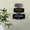 thumbnail image 3 of Fancy Lost And Found Golf Balls Sign (Navy Blue / White) - Small, 3 of 5