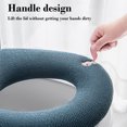 thumbnail image 6 of Hiroekza Toilet Seat Covers,Toilet Seat Cover Washable And Reusable Warmer Toilet Seat Pads Cushion Easy Installation Fits All Toilet Seats Bathroom DecorationToilet Seat Cover Clearance, 6 of 6