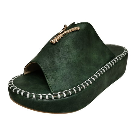 

Clearance VerPetridure Spring And Women s Sandals Summer Casual Platform Thick-soled Fish Mouth Sandals And Sandals