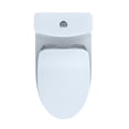 thumbnail image 5 of TOTO® Aquia® IV One-Piece Elongated Dual Flush 1.28 and 0.8 GPF Universal Height, WASHLET®+ Ready Toilet with CEFIONTECT®, Cotton White- MS646234CEMFG#01, 5 of 7