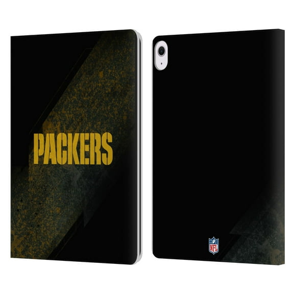 Head Case Designs NFL Green Bay Packers Logo Blur Leather Book Wallet Case Cover For Apple iPad Air 13 2024/2025