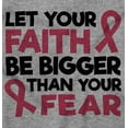 thumbnail image 2 of Breast Cancer Faith Bigger Than Fear Women Plus Size Graphic Pullover Hoodie Brisco Brands 4X, 2 of 2