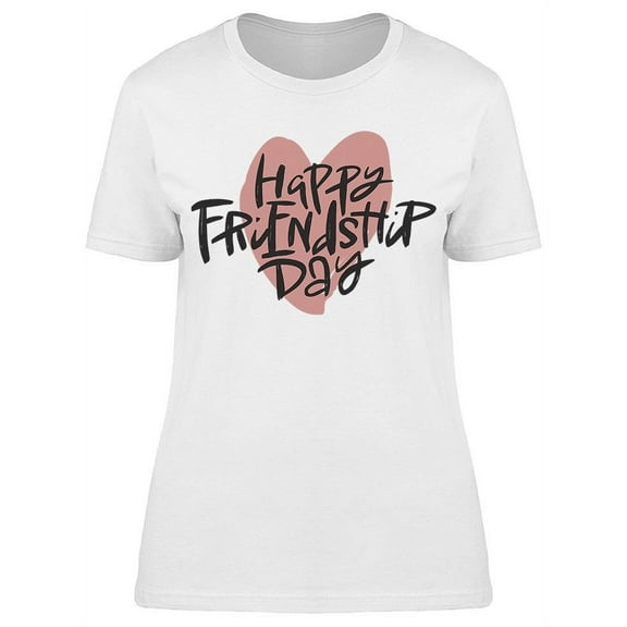 Friendship Day Heart T-Shirt Women -Image by Shutterstock, Female Small