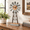 Windmill Clock, variant on Windmill Clock Rustic Galvanized Metal & Wood Table Clock for Farmhouse Decor