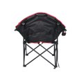 thumbnail image 4 of Faulkner Camping Chair 49579H Big Dog; Bucket Chair; 300 Pound Weight Capacity; Foldable; Burgundy/Black; 3/4 Inch Steel Tubing With Polyester Padding/Polyester Fabric; Without Headrest, 4 of 7